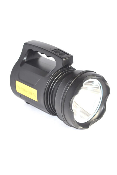 KlaussTech Lanternă portabilă puternică, becuri LED, putere 30 W, 2 funcții de fază lungă și fază scurtă