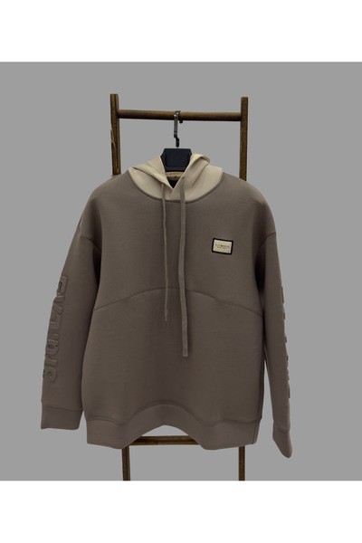 ALANAQA New oversized lined hoodie pullover