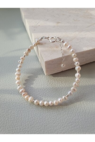 Abundo Bratara din perle de cultura si argint 925, 17 cm