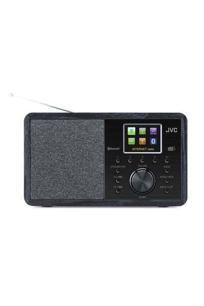 JVC Internet radio RA-E814B, 5W RMS, DAB+/FM tuner, Bluetooth, 2.4 inch color screen, black
