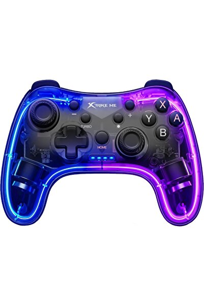 XTRIKE ME GP-52 Wireless Controller for Xbox, PlayStation, Nintendo and Multi-platform with RGB LED