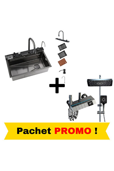 OEM Pachet promoțional Lux Kitchen + Bathroom – Chiuvetă multifuncțională din...