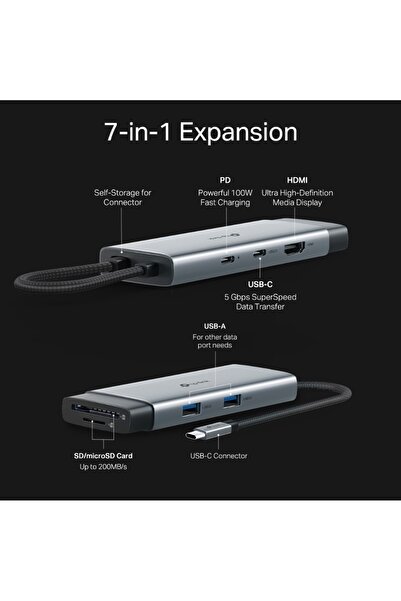 TP-LINK UH7020C USB Type-C 7 in 1 Hub TPLINK
