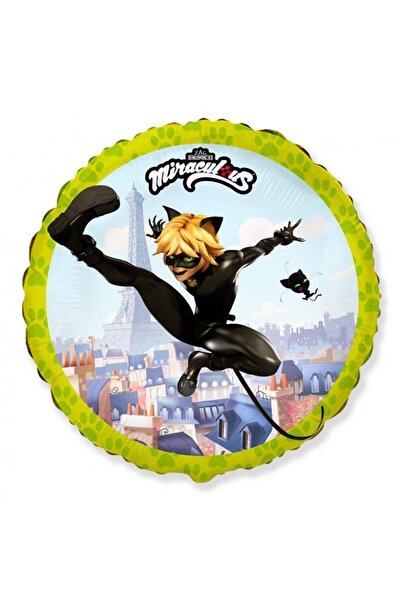 Flexmetal Round foil balloon Miraculous/Cat Noir 45cm