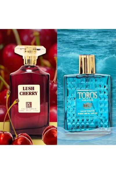 TOROS IN BLUE SET OF 2 LUSH CHERRY PERFUMES AND