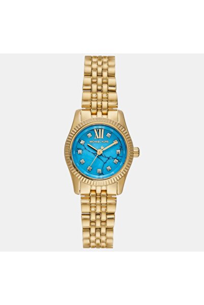 Michael Kors Michael Kors Lexington Women Quartz Blue Dial Analog Stainless Steel Watch MK4813