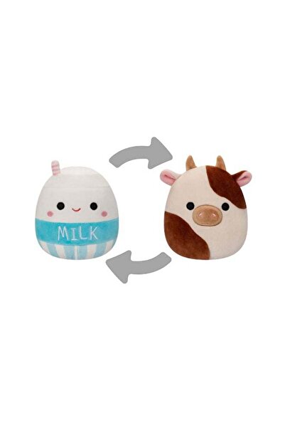 Generic 5 inch Little Plush Flipamallows Ronnie/Melly Brown Cow/Milk Carton F...