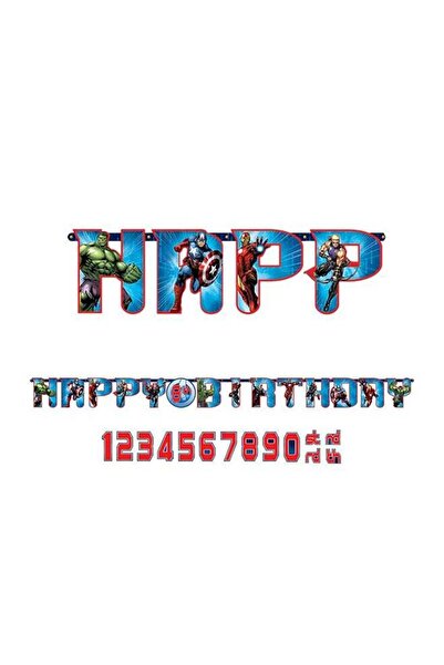 Generic Riethmuller Avengers Jumbo Letter Banner 10.5feet Birthday Decoration and Party Supplies 10.5feet