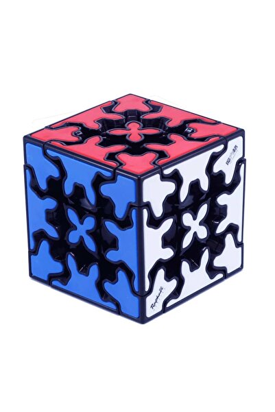 QY TOYS Cub tip Rubik Gear Cube, negru, Jucarie Educativa