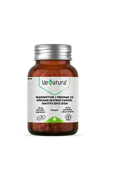 VeNatura Magnezyum L-Treonat ve Köknar Ekstresi 90 Kapsül