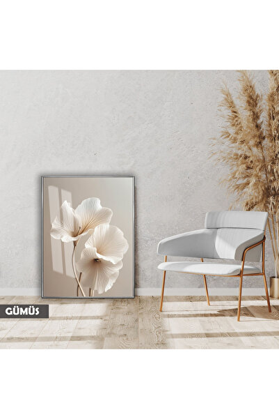 Harika bir ev HARİKABİREV|SOFT|KREM TONLAR ÇİÇEK MODELİ |ÇERÇEVELİ CAM TABLO ...