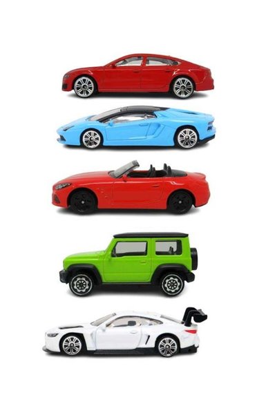 Generic G5 Series, 5Pc 1:64 Sized Audi, Aventador, BMW, Jimny | DieCast Repli...