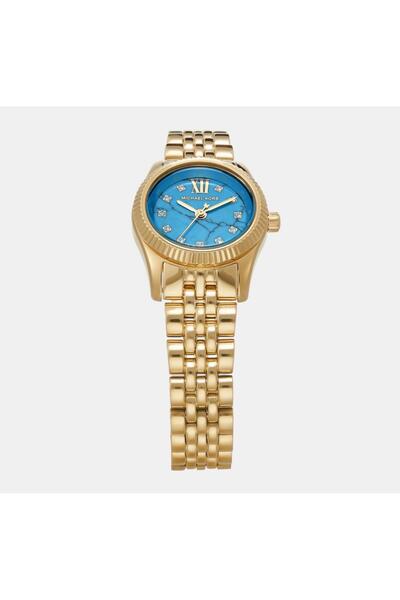Michael Kors Michael Kors Lexington Women Quartz Blue Dial Analog Stainless Steel Watch MK4813