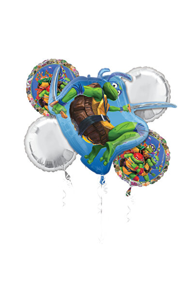 Anagram Buchet Teenage Mutant Ninja Turtle 5 baloane folie