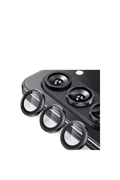 Twin Store عدسة كاميرا معدنية من نوع فالديز لهاتف جالاكسي زد فولد 5 - أسود