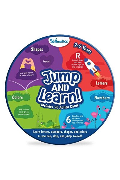 Generic Skillmatics Flash Cards for Toddlers - Jump & Learn Letters, Numbers, Shapes & Colours, Preschool L
