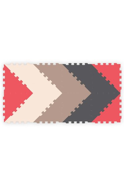 Generic Sunta 4 Colours Triangle Puzzle Floor Mat - 16 pcs