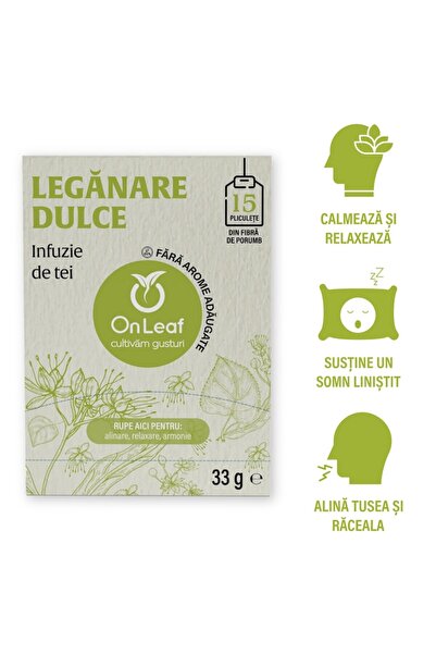 On Leaf Linden Tea, OnLeaf, 15 tea bags, 33 g
