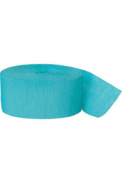 Generic Teal Crepe Streamer