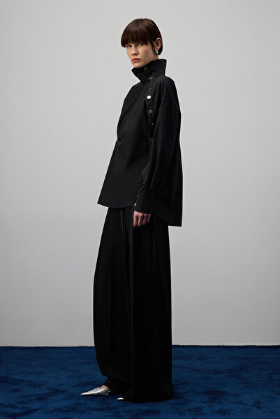 Touché Privé Asymmetric Poplin Shirt