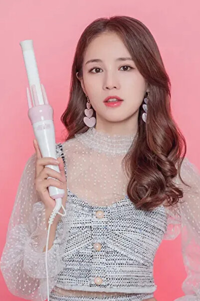 Muchmy Womens Salon Style Iron 360° Hair Curler Profesional Fast Heating Auto Rotate Curler