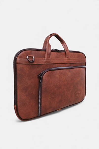 Lederax Faux Leather 15.6 Inch Slim Laptop Bag Ld618