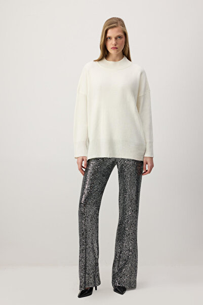 Touché Privé Sequined Wide-Leg Pants