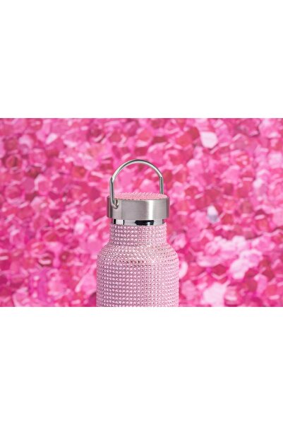 Paris Hilton "Diamond" Drinking Bottle – Stainless Steel, 500 ml, with rhinestones