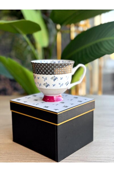 ROY KING Royking Kupa Bardak 360 ml Fincan KLG 009 Bej