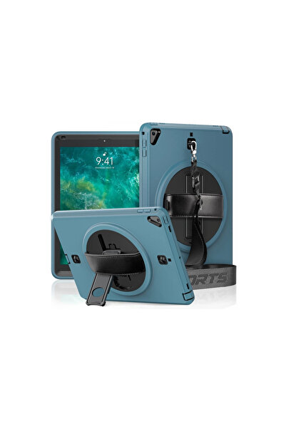 Twin Store غطاء تابلت آيباد 5 إير 9.7 ستراپ-سي أوتربوكس -