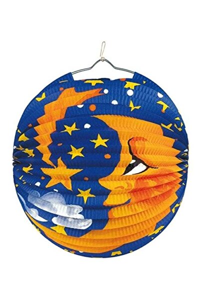 Generic Moon And Star Flame Retardant Printed Drop Lantern 25cm
