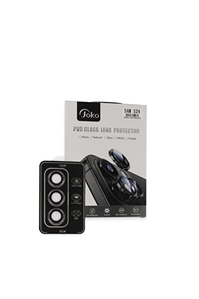 Twin Store عدسة كاميرا جالاكسي إس 24 معدنية مطلية بتقنية بي في دي - بنفسجي غامق