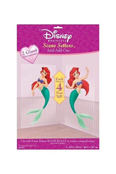 Generic 2-Piece Ariel Scene Setters Birthday Decorations Party Supplies