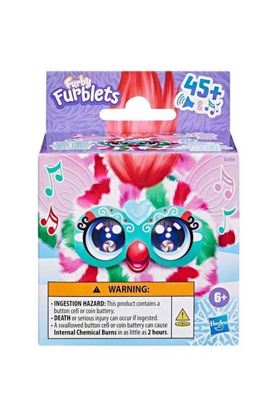 Generic Furby Furblet Pep-Mint Mini Interactive Plush Toy