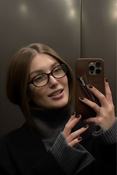 Goldmine Women's Mickey Blue Light Protection Blueblock Screen Glasses Brown