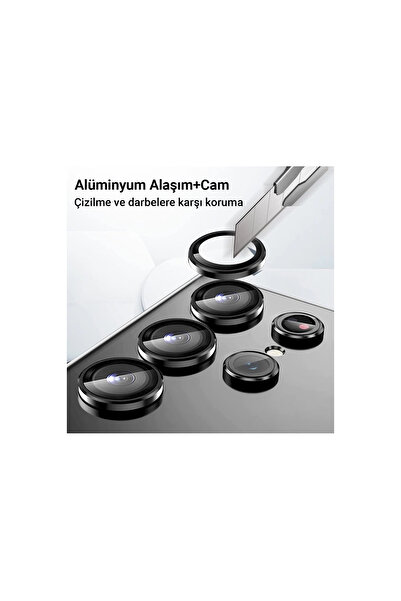 Hsc bilişim Samsung Galaxy A24 4g Valdez Metal Camera Lens - Black