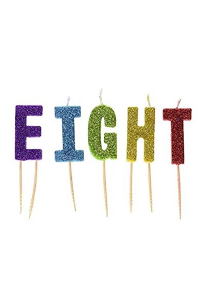 Generic 8 Shaped Birthday Party Candle