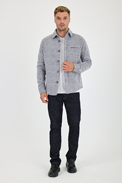 BOSMENTI Erkek Kalın Overshirt Kışlık Gömlek