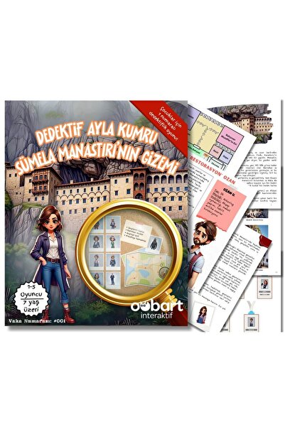 Oobart İnteraktif لغز دير سوميلا، لعبة المحقق الممتعة للأطفال