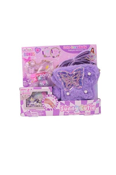Generic Hot Focus Sunny Cutie Cute Crossbody with DIY Bracelet & Cosmetic Set