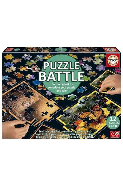 Generic Puzzle Battle Natura 12 x 42 pieces puzzles An authentic battle of pi...