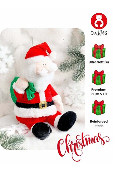 Generic Cuddles Collectible Xmas Santa Plush toy 36cm (Gift plush toys for Bo...