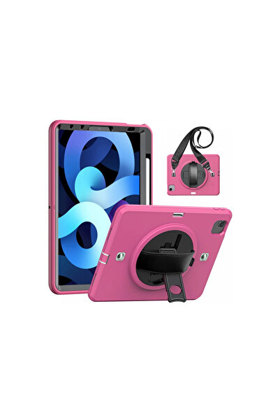 Twin Store iPad 11 (2020) Case Strap-C Otterbox Tablet Cover - Pink