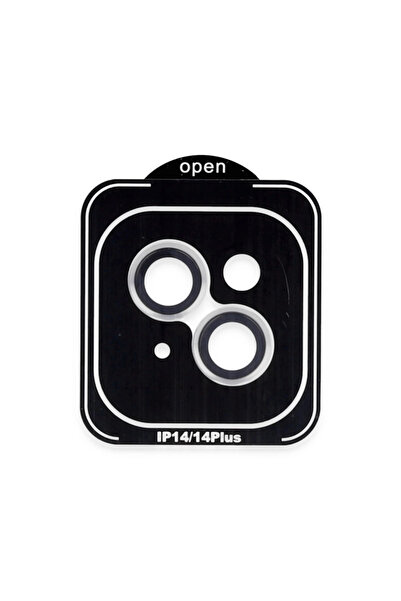 Twin Store عدسة كاميرا معدنية لـ iPhone 14 Pvd - فضي