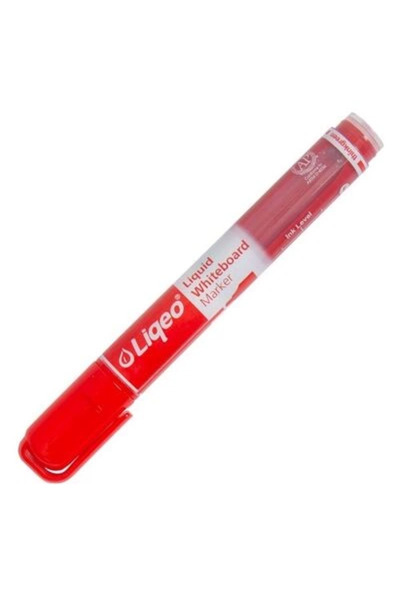 Liqeo W-2127 800metre BEYAZ TAHTA KALEMİ YUVARLAK UÇ KIRMIZI