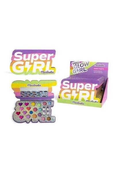 Generic Super Girl You Glow Girl Makeup Palette (22 Pieces)