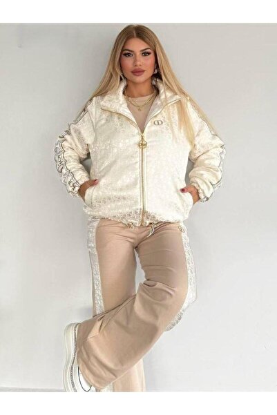 Kokoşum Butik 9127 Inflatable Mounted Stone 3-Piece Set Beige