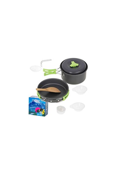 Three top online Travel cookware set camping pot frying pan XL