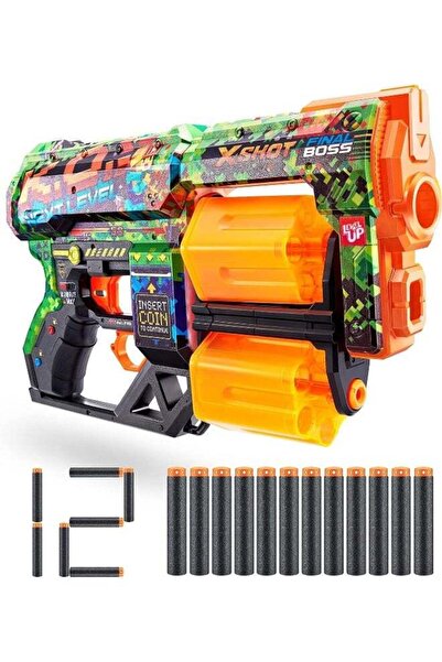 Generic X-Shot Skins Dread K.O. Dart Blaster â€“ 12-Dart Foam Toy Gun for Kids & Teens
