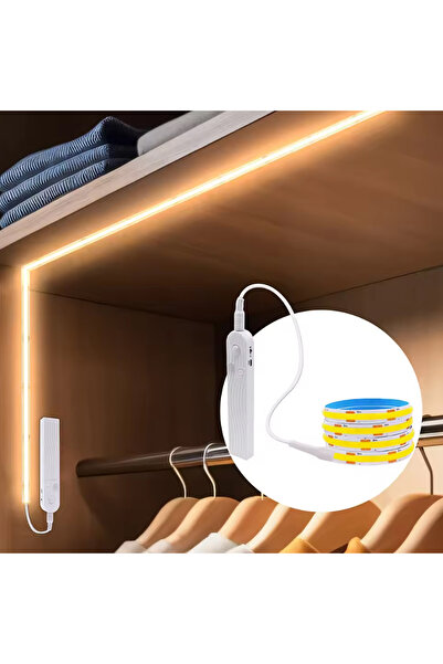 OEM COB LED strip with motion sensor, timer and intensity adjustment, 3m